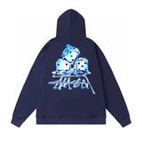 Stussy Hoodie Fall/Winter Fleece Hooded Sweater