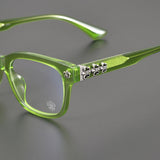 CHH Chrome Hearts Glasses Frame Large Frame Myopia Glasses Optical Anti-Blue Light