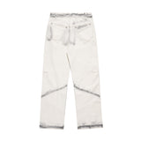 Men Jeans Inkjet Printed Personal Leisure Jeans