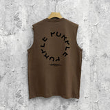 Purple Brand Tank T Shirts Sleeveless T-shirt Vest