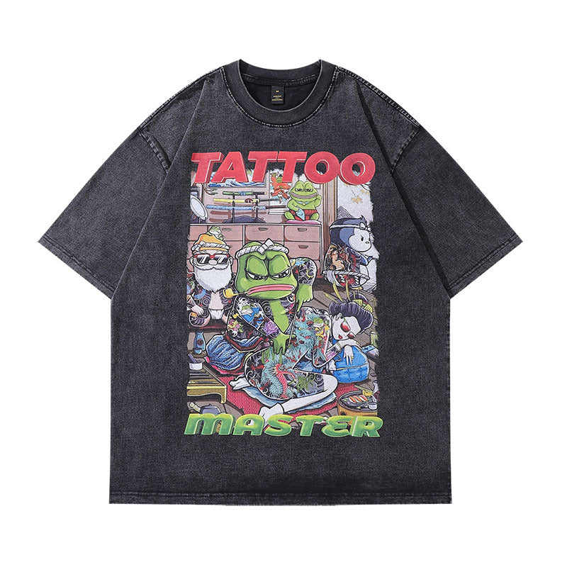 Men's T-Shirt Printed T-shirt Men's and Women's Short Sleeve