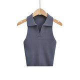 Women Vest Knitted Vest Emotional Slim Fit