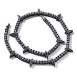 Jewelry Luminous Drip Oil Panther Necklace Alloy Spectrum St. Valentine's