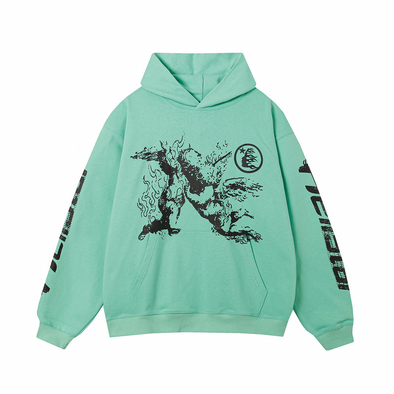 HS Hoodie Abstract Printing