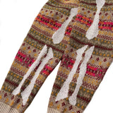 Kapital Sweater Kapital Vintage Pingtian Hehong Bone Skeleton round Neck Ethnic Style Vintage Sweater Pullover Sweater