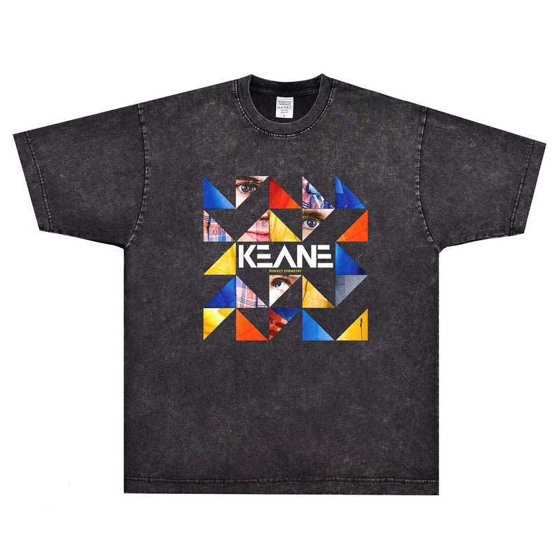 Rock Star T Shirt Keane Perfect Symmetry T-shirt Rock Band American Style Loose Printed Short Sleeve