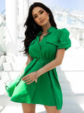 Women Dress Summer Commute Simple Shirt Dress