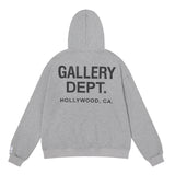 Gallery Dept Hoodie Micro Label Alphabet Slogan Hooded Sweater