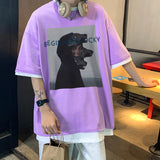 Men T Shirt Summer Loose plus Size Hiphop