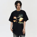 Vintage T-shirts American Vintage Washed Old Short Sleeve T-Shirts