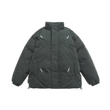 Unisex Coat Embroidery Loose Winter Cotton Dress