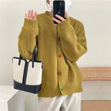 Women Knitted Cardigan Loose Fashion Sweater