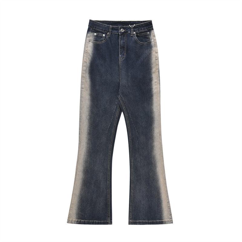 Men Jeans Bell-Bottom Pants