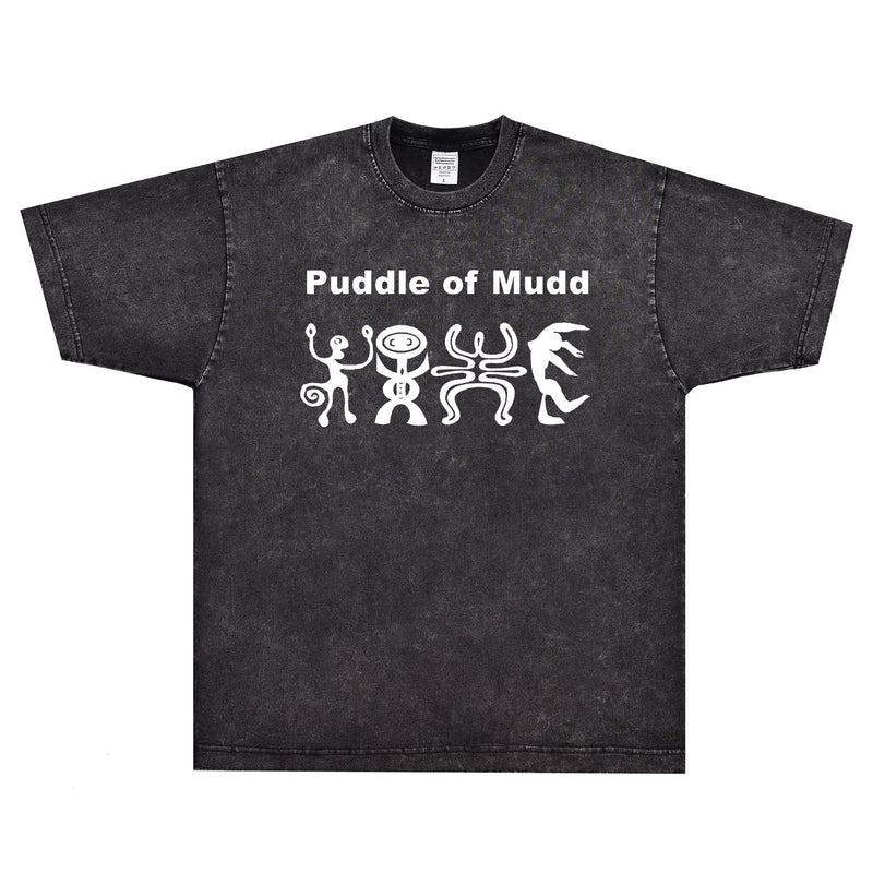 Rock Star T Shirt Puddle of Mudd T-shirt Rock Band American Street Cartoon Loose
