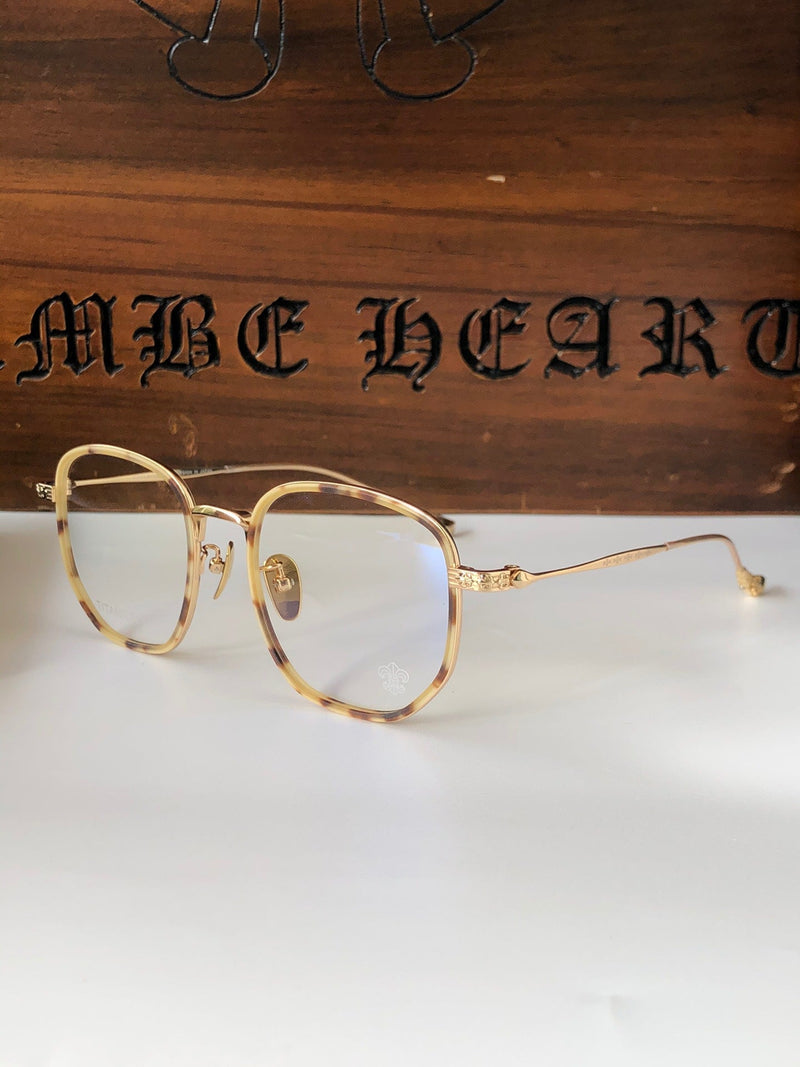 CHH Chrome Hearts Glasses Simple and stylish ultra-light titanium square glasses frame