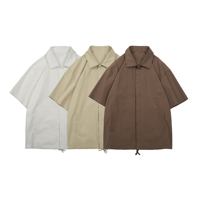 Unisex Shirt Casual Loose Cotton