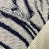 Kapital Sweater Vintage Jacquard Tiger Totem Knitted round Neck Japanese-Style Retro Knitted Pullover Sweater