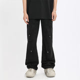 Men Jeans Hole Personalized Punk Design Stitching