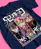 T-shirt For Anime Demon Slayer Mitsuri, Uzui y Obanai