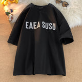 Men T Shirt Simple All-Match round Neck Loose