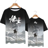 Hot Sale Role Playing Games Black Myth Wukong 3D Print T-Shirt