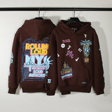 Cactus Flea Market Hoodie Printed Hoodie Men's and Women's Coats