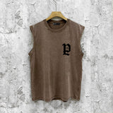 Purple Brand Distressed Tank T Shirts   PURPLE BRAND VINTAGE TANK