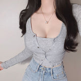 Women Vest Suspenders Suspender Jacket Fashion Two-Piece Suit