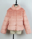 Women Fur Jacket Fashion Plush Coat