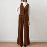 Women Co-Ords Retro Sleeveless Vest Fashion