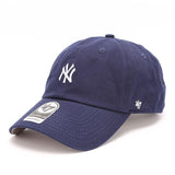 Dodgers and Yankees Baseball Cap 47brand Baseball Cap Women Navy Blue Soft Top Embroidered Peaked Cap Casual