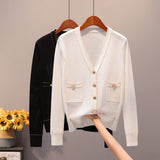 Women Knitted Cardigan Loose Thin Fashion Sweater