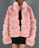Women Fur Jacket Casual Fashion Plush Coat