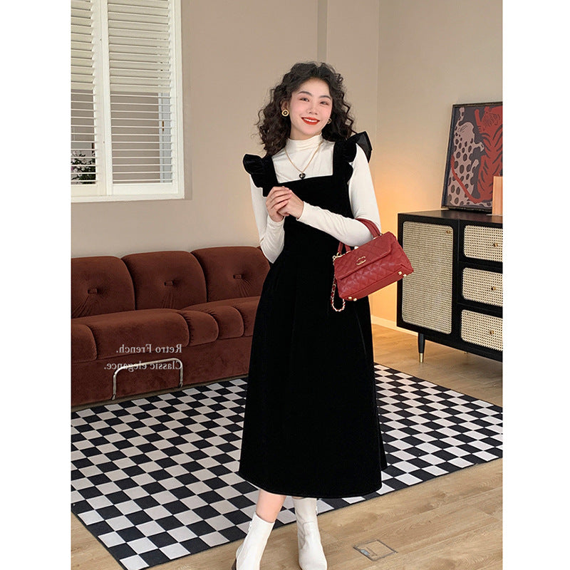 Betty Draper Valentine's Day Dress Vintage Dress for Women Winter Black Dress