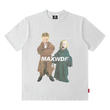 Men T-Shirt Retro Loose Bottoming Shirt