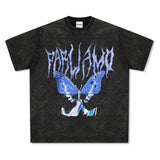 Unisex T Shirt Butterfly Digital Printed Top
