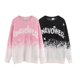 Women Sweater Sweet Cool Lazy and Loose Knitted Sweater
