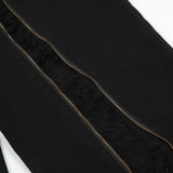 Men Jeans Zipper Stitching Hole Worn Loose