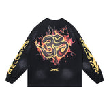 Hellstar long-sleeve T-shirt autumn, loose long-sleeve T-shirt