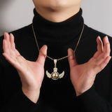 Jewelry hiphop Angel Wings Hip Hop Wind Necklace Angel Pieces St. Valentine's Spectrum