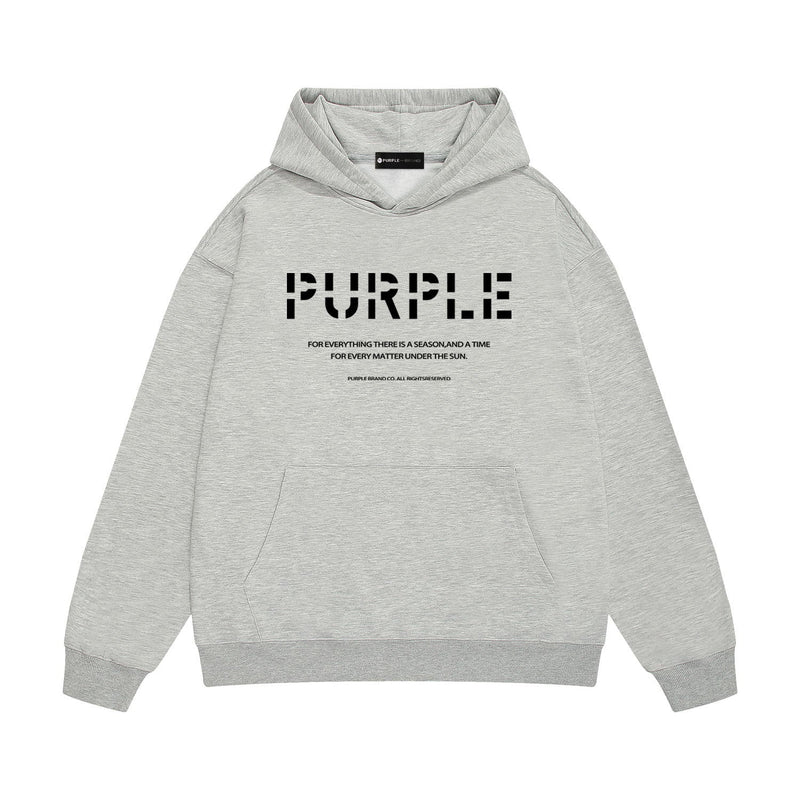 Purple Brand Hoodie Fashion Loose Hooded Sweater