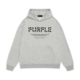 Purple Brand Hoodie Fashion Loose Hooded Sweater