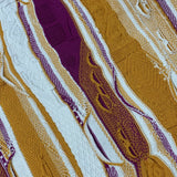 Kapital Sweater Kapital Vintage Hida and Macro Wind Pattern Three-Dimensional Wave Contrast Color Ethnic Style Sweater