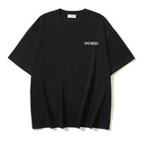 Off White T Shirts OW Cartoon Animal Pattern Crew Neck Pullover Short Sleeves