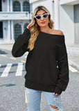 Women Pullover Sweater Sweater Temperament Loose-Fitting Oversized Sweater