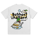 Unisex T Shirt Top Loose Short Sleeve
