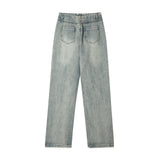Men Jeans Casual Loose Retro