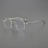 CHH Chrome Hearts Glasses Vintage gold rimless myopia frames