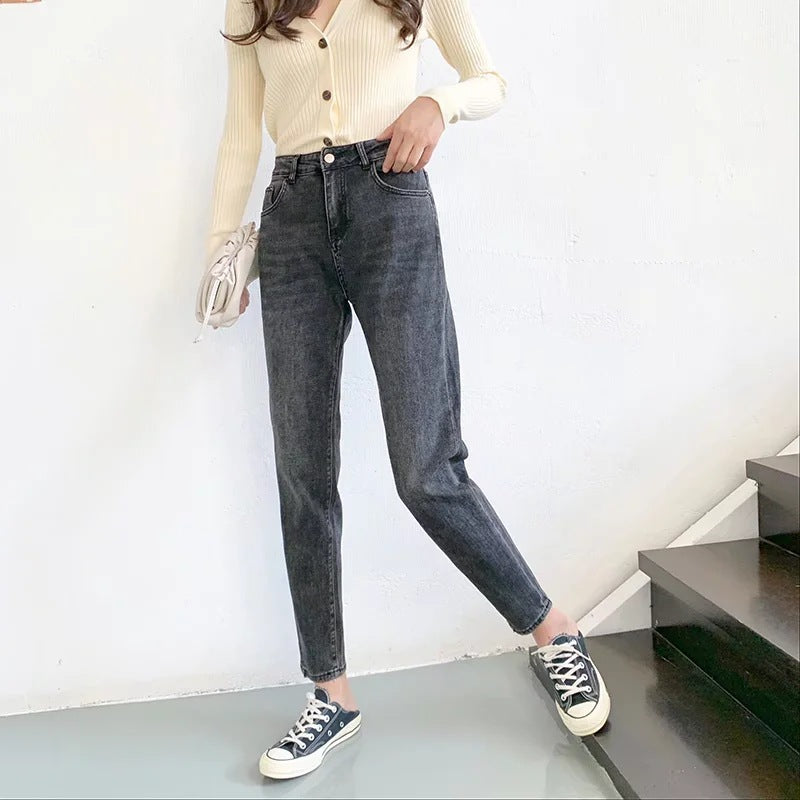 Women Jeans Loose Slimming Casual Slim Fit