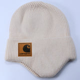 Stussy Hat Winter Knitted Hat Men's and Women's Warm Ear Protector Outdoor Wool Hat